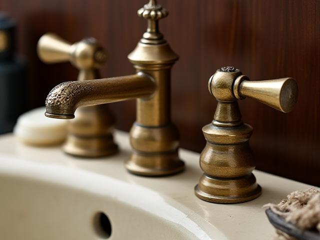 Antique-Inspired Brass Taps and Hardware